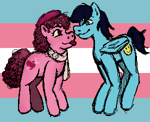 Transgender ponies, me and my bfs ponysonas